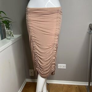 Gucci Sz 38 / US 6-8 Tom Ford Rouched Nylon Tube Skirt Mini Dress